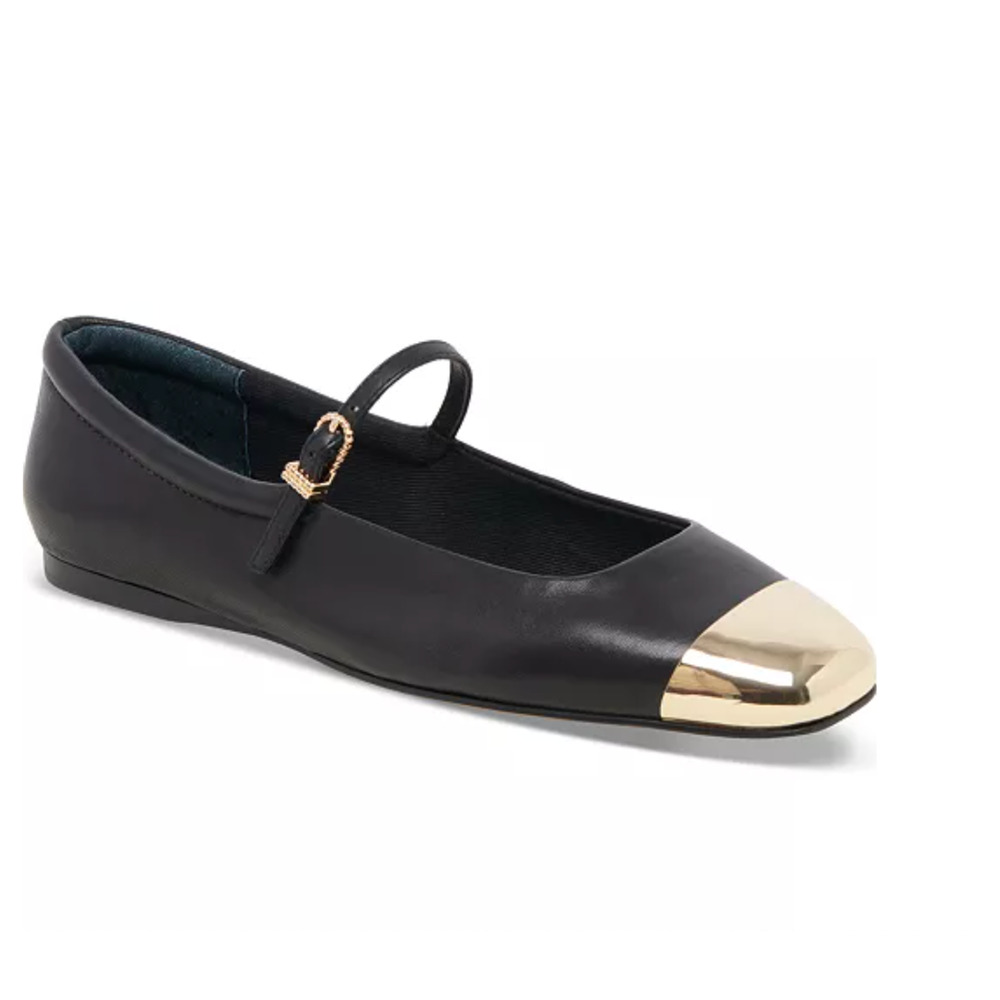 DOLCE VITA NWT Reye Toe Cap in Black Leather // 8 - Picture 13 of 14